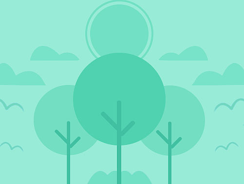 扁平的樹(shù)（個(gè)人主頁(yè)-ZMTU2ODAxMjA=） - 圖案 - 站酷設(shè)計(jì)師喵二胖原創(chuàng)素材 - 站酷ZCOOL