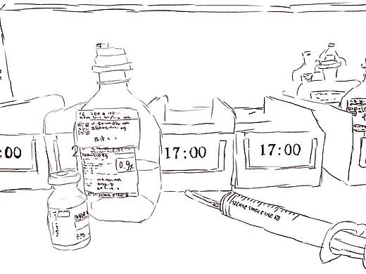 医院系列3（个人主页-ZNDE0NTI4NjQ=） - 艺术插画 - 站酷设计师伊13原创素材 - 站酷ZCOOL
