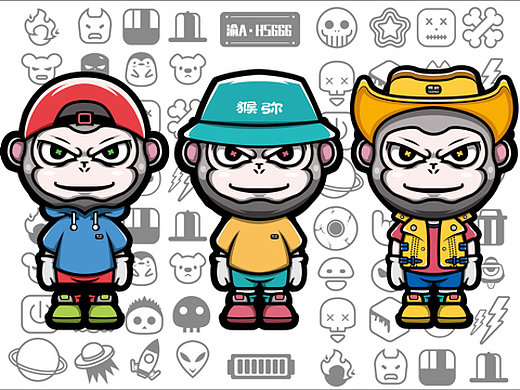 ip形象设计-【猴弥】