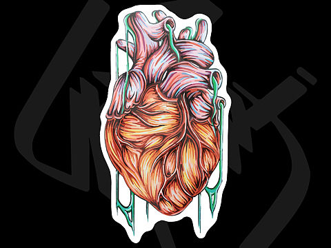 心臟（個人主頁-ZMzk0NTgzNjQ=） - 商業(yè)插畫 - 站酷設(shè)計師插畫師GRENA原創(chuàng)素材 - 站酷ZCOOL
