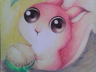 仿彩铅画