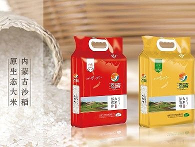 专业农业品牌策划设计、大米面粉杂粮包装设计、沈阳奇思创意-内蒙古沙稻、添翼集团
