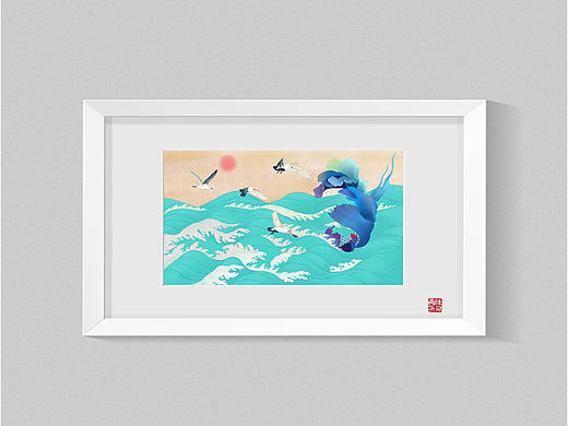 《中國神怪》系列插畫作品——鮫人（個人主頁-ZMjE5NDQwNzI=） - 概念設(shè)定 - 站酷設(shè)計師彬澤原創(chuàng)素材 - 站酷ZCOOL