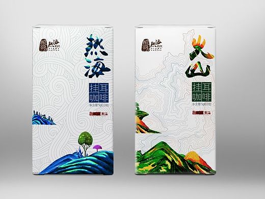 热海102度挂耳咖啡包装