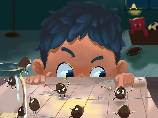 日常練習（個人主頁-ZNDUzMzU4ODg=） - 兒童插畫 - 站酷設計師不carry的AD原創(chuàng)素材 - 站酷ZCOOL