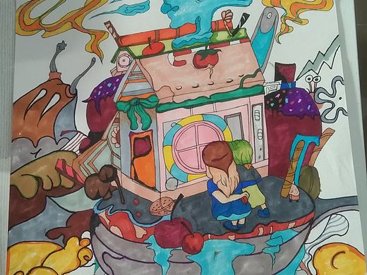 铁锅上的糖果屋