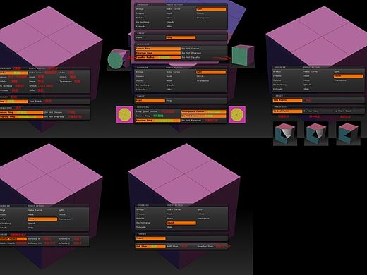 ZBrush之ZModeler詳解（個(gè)人主頁-ZMTMzNzYzMjQ=） - 其他三維 - 站酷設(shè)計(jì)師sien_ink原創(chuàng)素材 - 站酷ZCOOL