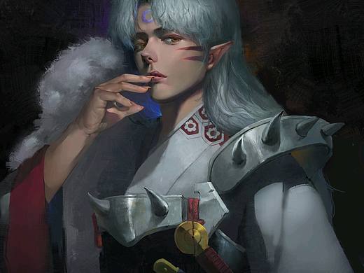 杀生丸（个人主页-ZMzA3NDU2NDA=） - 创作习作 - 站酷设计师Asherlisa原创素材 - 站酷ZCOOL