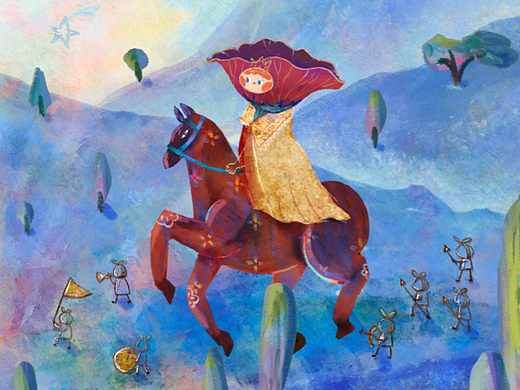 红花女爵的故事 系列原创故事插画绘本