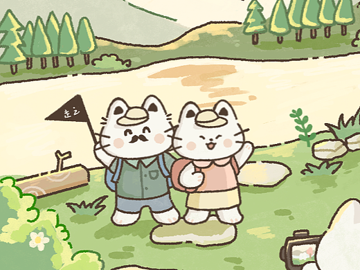 趁着父母还未老去，带他们去旅行吧~（个人主页-ZNjUxODk2MzY=） - 商业插画 - 站酷设计师鲨鱼不高兴原创素材 - 站酷ZCOOL