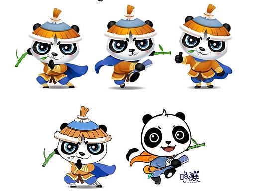 企业ip形象吉祥物设计，微信表情包卡通形象定制