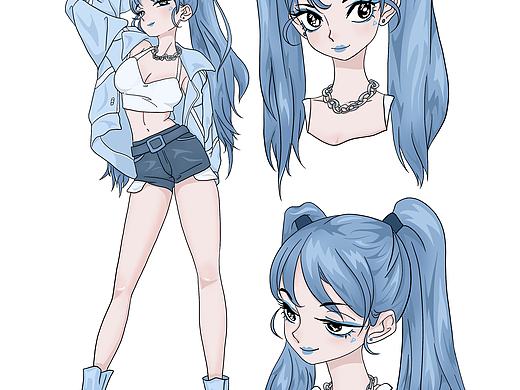 oc角色设计之蓝思