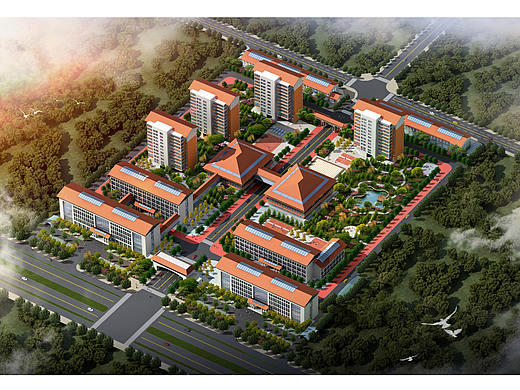 西北地区某综合性福利院规划设计