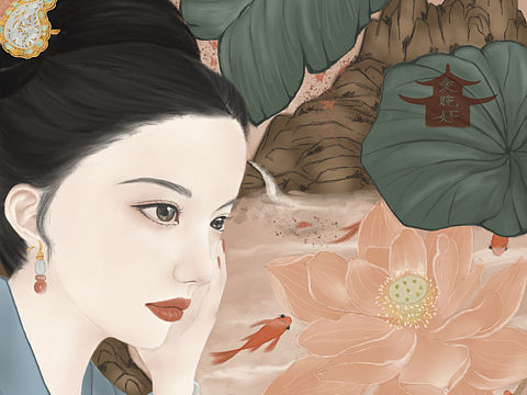 古风插画（个人主页-ZNTQ5NDM3NDg=） - 艺术插画 - 站酷设计师插画爱晚婷原创素材 - 站酷ZCOOL