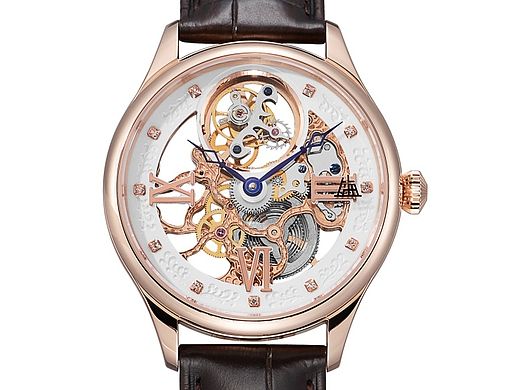 6款一套上海牌偏心式陀飞轮镂空腕表