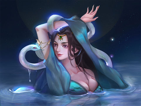 青蛇同人（个人主页-ZMjYxNjQ2ODg=） - 创作习作 - 站酷设计师雪兔baby原创素材 - 站酷ZCOOL