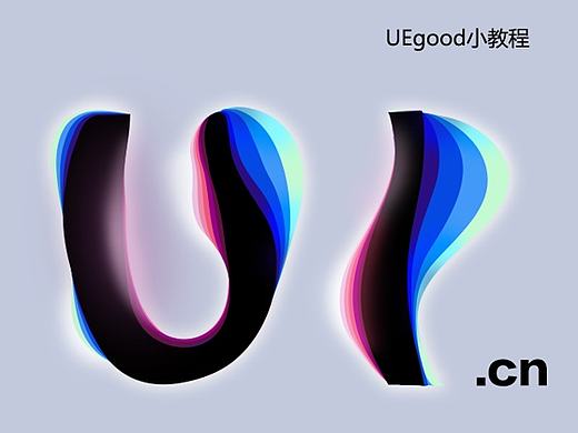 #UEgood教程#AI做扭曲幻影LOGO字体设计
