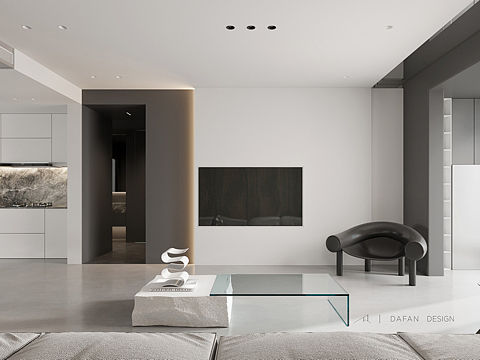 NONO STUDIO 黑白格调遇上极简生活（个人主页-ZNjAzMzU4NTI=） - 家装设计 - 站酷设计师NONO空间研究室原创素材 - 站酷ZCOOL
