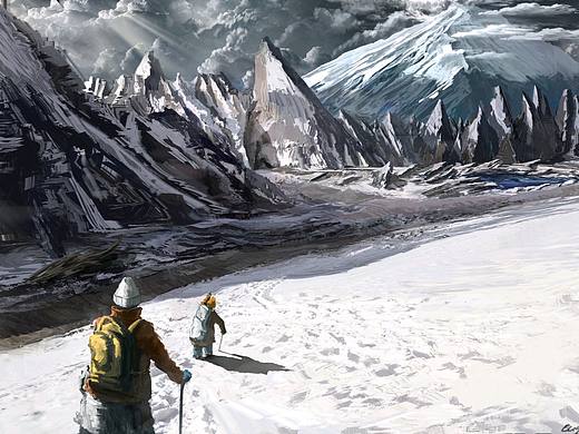 “看，山就在那里”（个人主页-ZNTY2ODIxMjg=） - 创作习作 - 站酷设计师cnEUGENIO原创素材 - 站酷ZCOOL