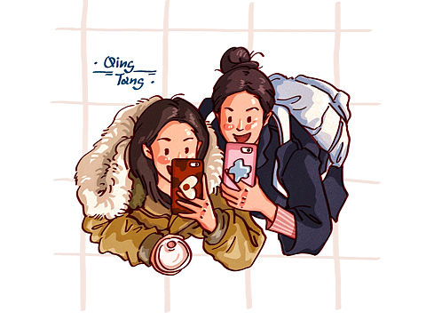 【我和我的朋友们】💜（个人主页-ZNDYwNDU5ODg=） - 创作习作 - 站酷设计师_清汤静香_原创素材 - 站酷ZCOOL