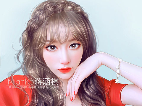 人像手绘招学员