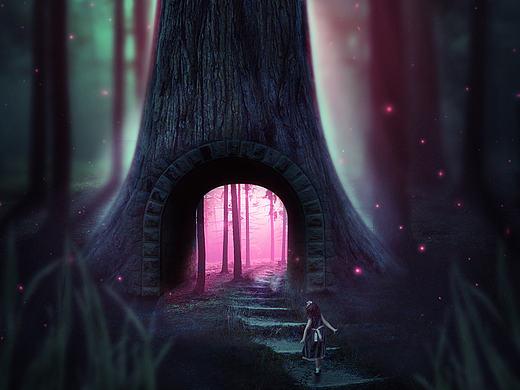 梦幻森林（个人主页-ZMTczNTkyNDg=） - 海报 - 站酷设计师FantineDay原创素材 - 站酷ZCOOL