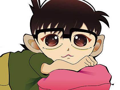 猴年萌萌小柯南（个人主页-ZMTk1MDEzMTY=） - 书籍/画册 - 站酷设计师赵庆贺原创素材 - 站酷ZCOOL