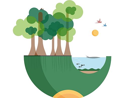 扁平化插画-临摹