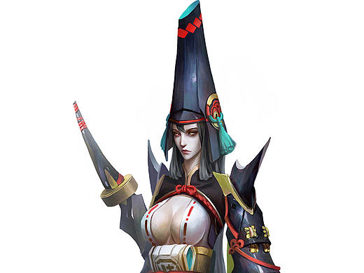 妖刀姬（個(gè)人主頁-ZMTkzNjI3ODg=） - 游戲原畫 - 站酷設(shè)計(jì)師lll晨晨原創(chuàng)素材 - 站酷ZCOOL