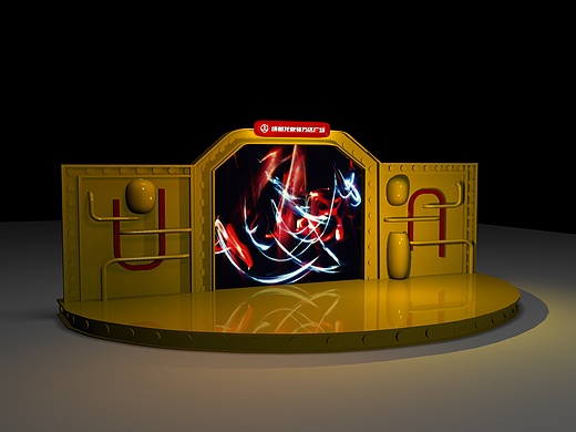 娃哈哈异形展台|三维|其他三维|aproooooo_原创作品-站酷zcool