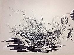 仿VIKI_LEE大神《黑白画意》