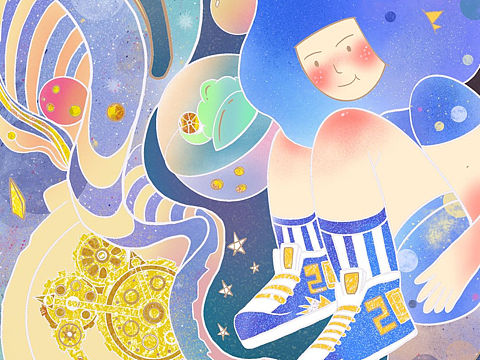 时间（个人主页-ZNTIzNDY1OTY=） - 艺术插画 - 站酷设计师邓子妍99原创素材 - 站酷ZCOOL