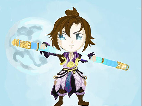 原创至尊宝q版（王者荣耀）