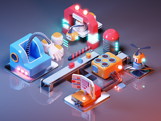 Blender练习-Factory