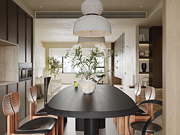 谦禾空间设计 隐山视觉 | 中古风格表现