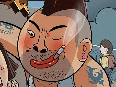 《你说话好不好使》 h5插画