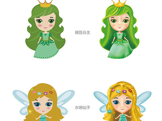 海尔水培箱菜多多产品的系列卡通形象（个人主页-ZMTY1MzA1OTY=） - 儿童插画 - 站酷设计师panyanan原创素材 - 站酷ZCOOL