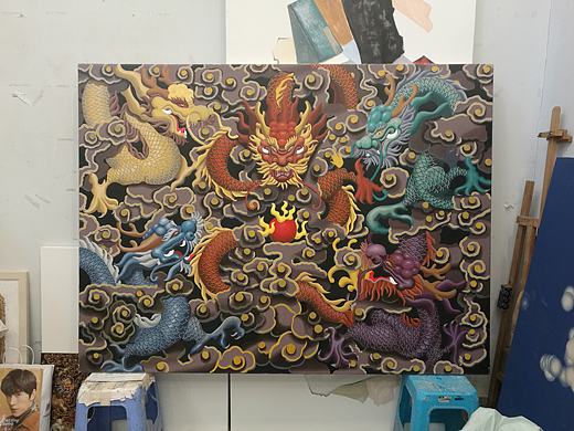 五龙戏珠