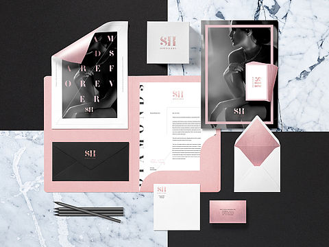 SH Jewellery Branding Identity 珠宝品牌