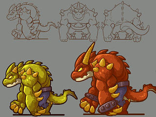 之前的一些设计，皇城保卫战风格