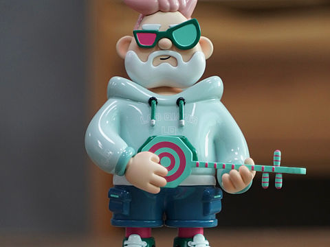 潮玩大娃|COOL OLD BOY 酷头老王 实拍图