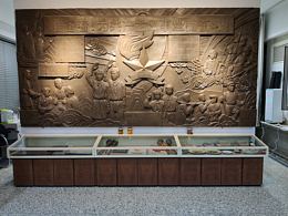 校园浮雕，少先队主题浮雕 