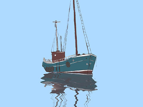原创插画｜简约壁纸｜procreate绘