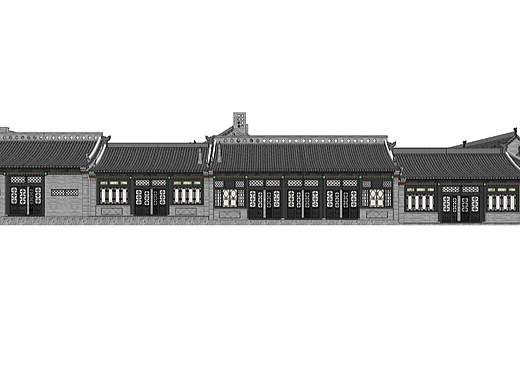山西民居SU模型下载