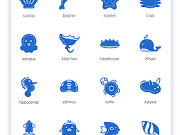 海洋世界系列图标