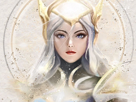 王者荣耀露娜 同人（个人主页-ZNjE1OTEyNDQ=） - 商业插画 - 站酷设计师春光灿烂Pipi皮原创素材 - 站酷ZCOOL