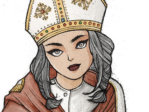 教皇 The pope（个人主页-ZMzQwNjMxOTI=） - 创作习作 - 站酷设计师海蒂Heidii原创素材 - 站酷ZCOOL