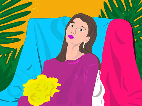 【扁平风练习】《斯女士日常》（个人主页-ZMzkyNTMwMDQ=） - 商业插画 - 站酷设计师刘斯文原创素材 - 站酷ZCOOL