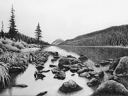 精細(xì)風(fēng)景鋼筆畫