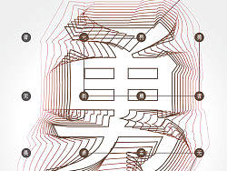 关于中国文字的一组海报设计